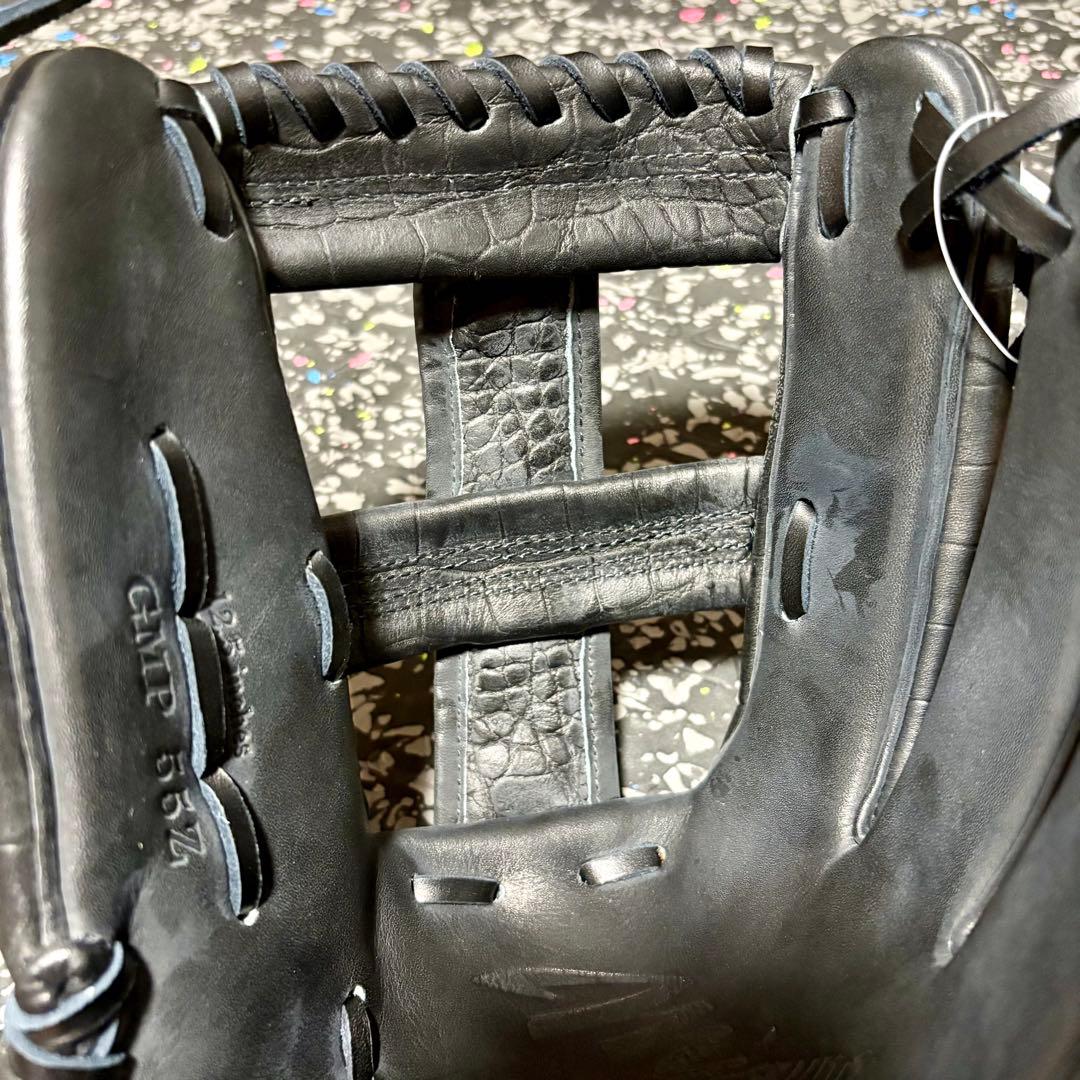 ミズノプロ 松井秀喜モデル ZILLA クロコダイル柄 野球 グローブ 外野手用