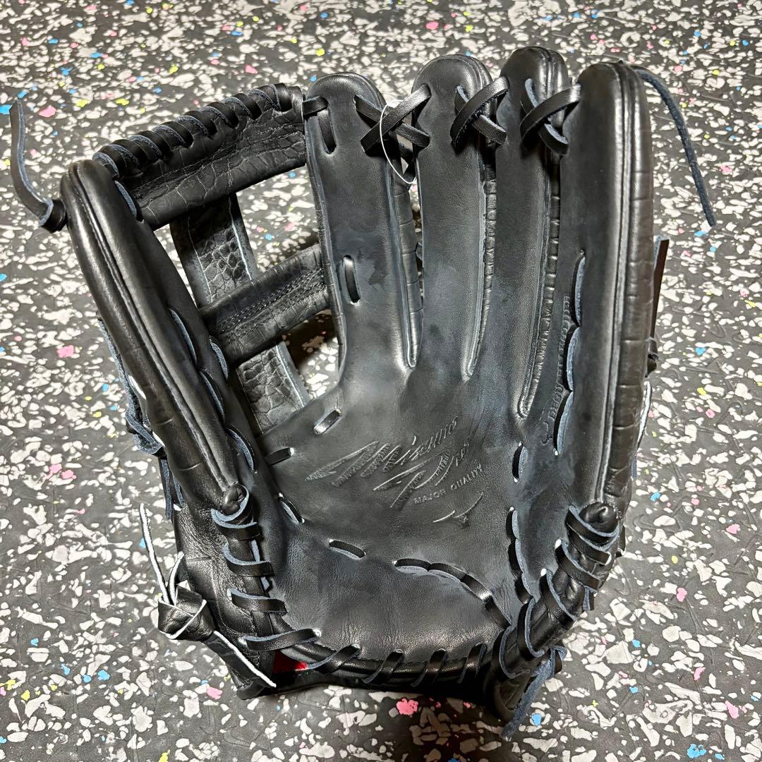 ミズノプロ 松井秀喜モデル ZILLA クロコダイル柄 野球 グローブ 外野手用