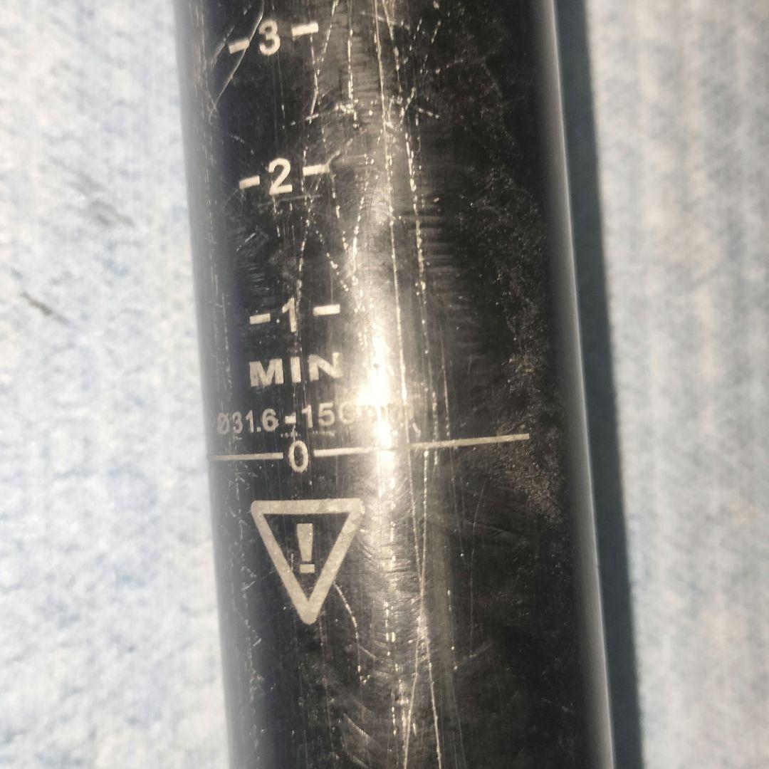 150mm ドロッパーシートポスト 31.6