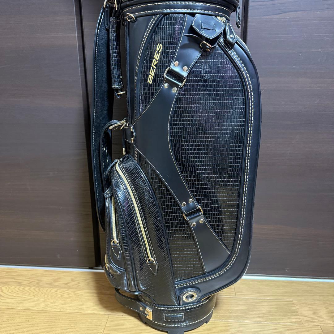 HONMA BERES クロコダイル風 キャディバッグ ゴルフバッグ