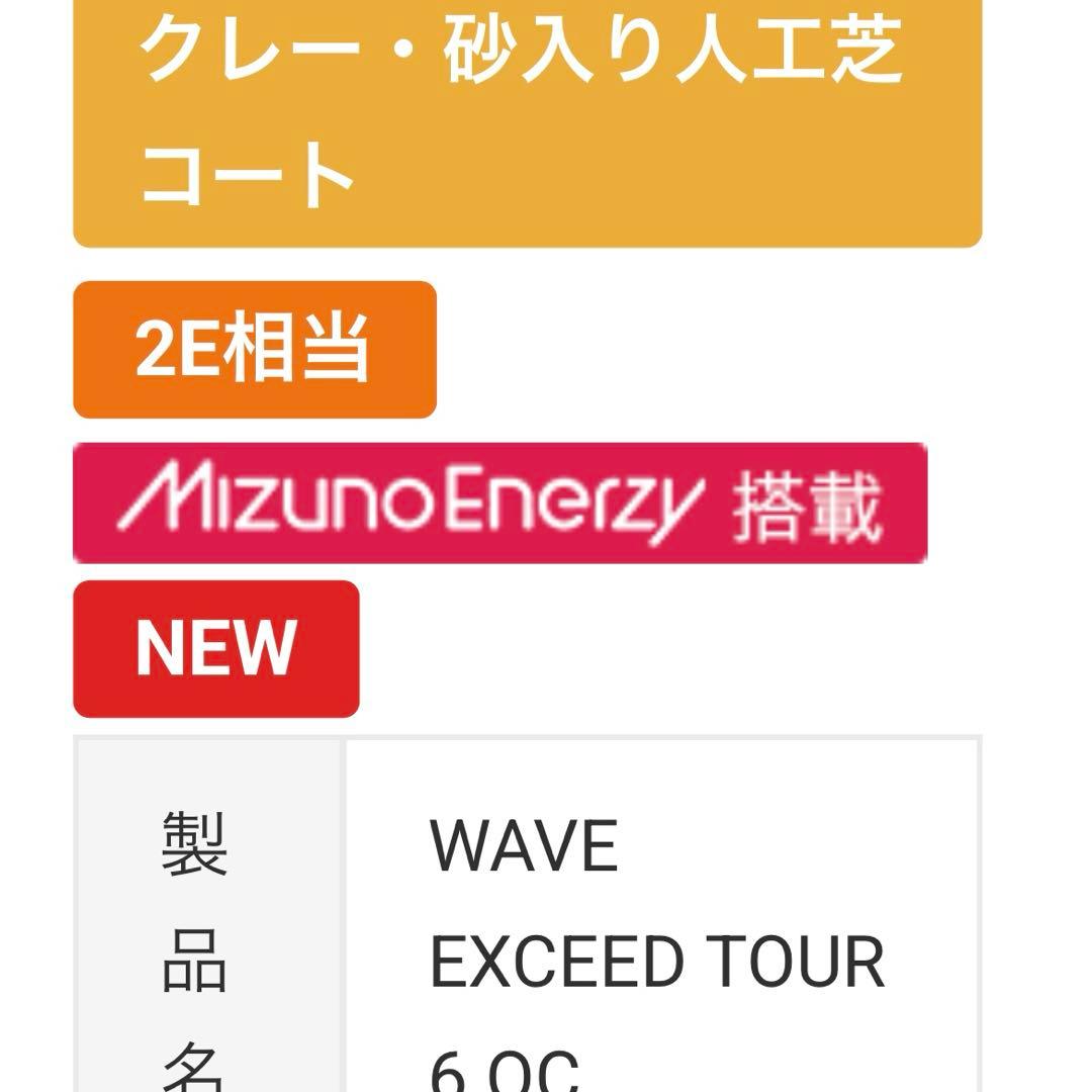 MIZUNOテニスシューズ　ウェーブエクシードツアー6OC 24.5