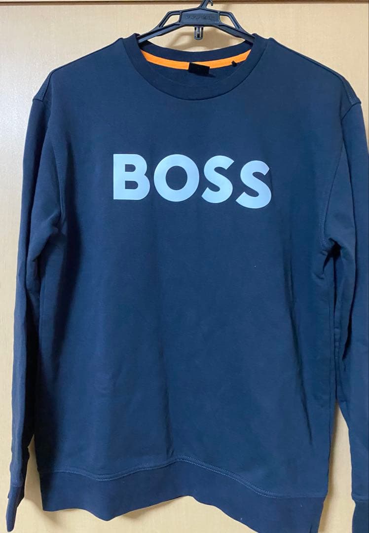 HUGO BOSS ヒューゴボスBLACK メンズ トレーナー ロゴクルーネック