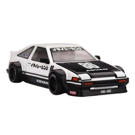 【ふわふわ】1/64 橙ケンメリ & 銀ハコスカ & 白黒トレノ