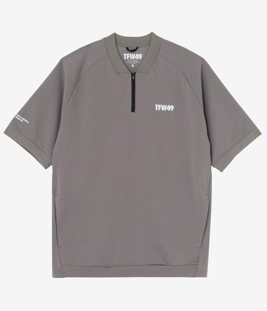 メンズウェア TFW49 HALF ZIP SWEAT S/S CREW
