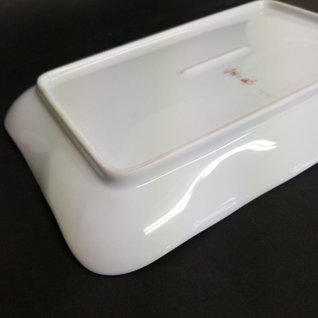 【未使用】　◆ 深川製磁 ◆　ブルーチャイナ サンドイッチトレイ　各皿4枚セット