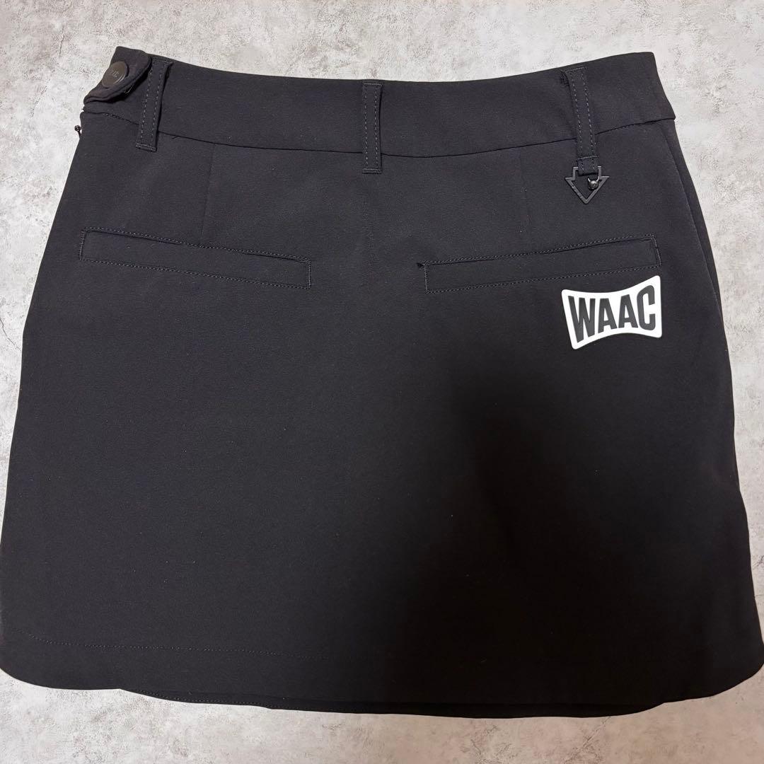 未使用 美品 ワックWAAC レディースゴルフウェアインナーパンツ付きスカート