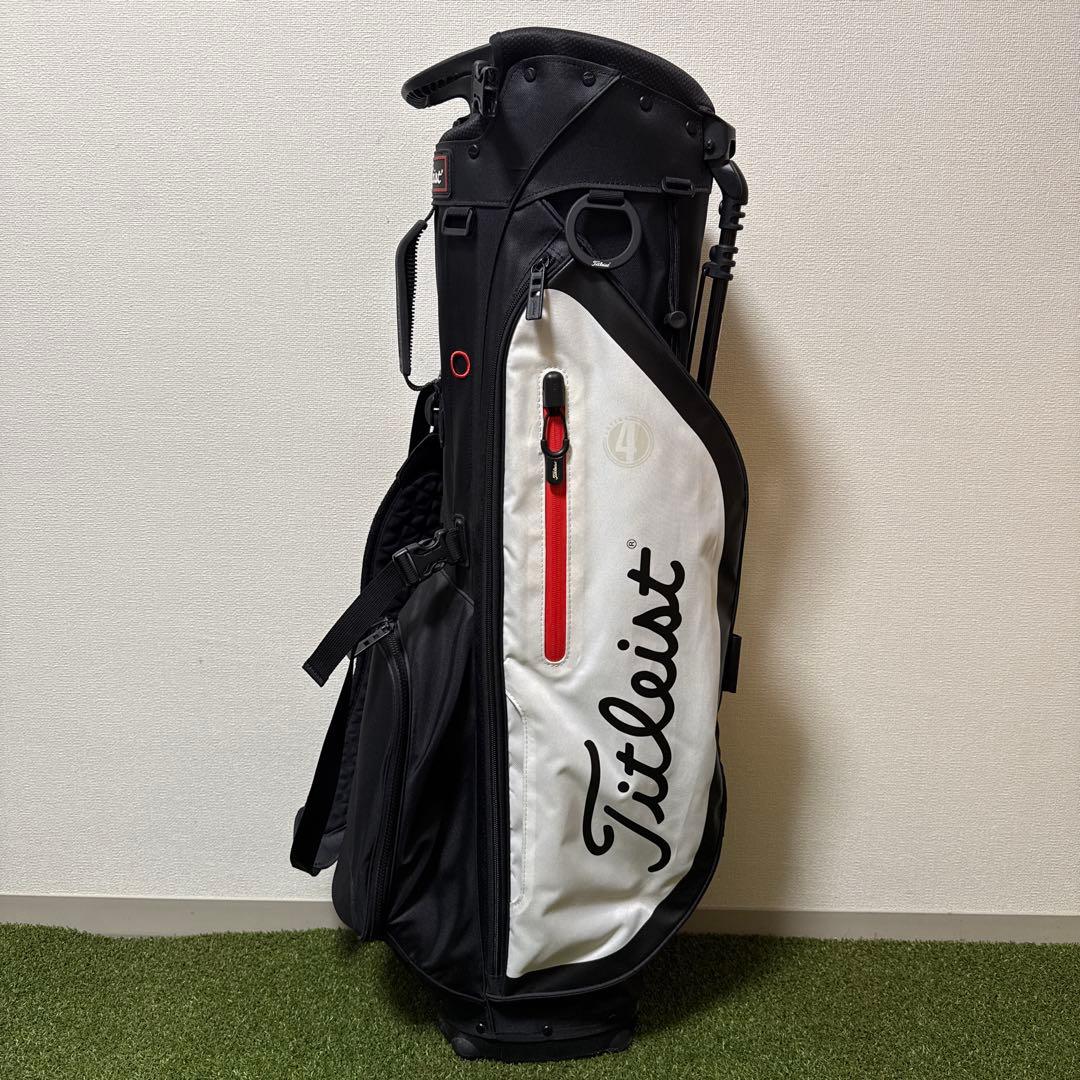 美品 Titleist prayers4 キャディバッグ スタンド式 8.5型
