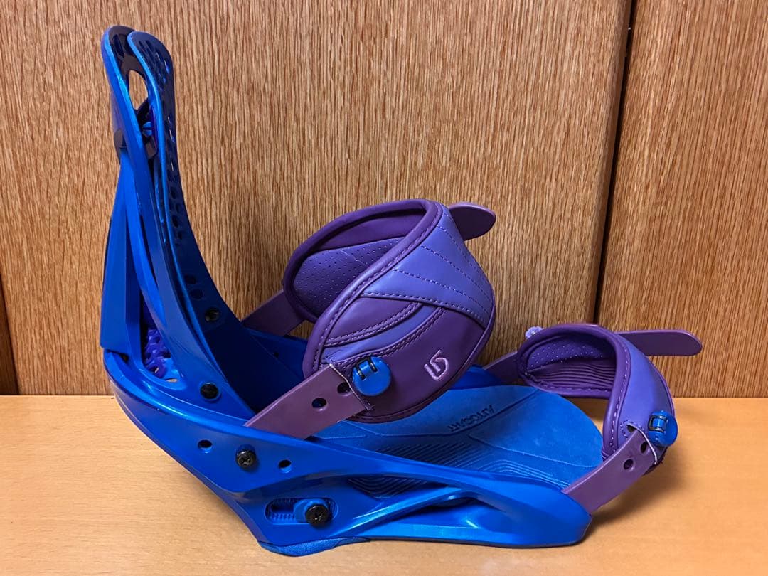 バートンBURTONバインディング【エスカペイド（レディースM）】青×紫