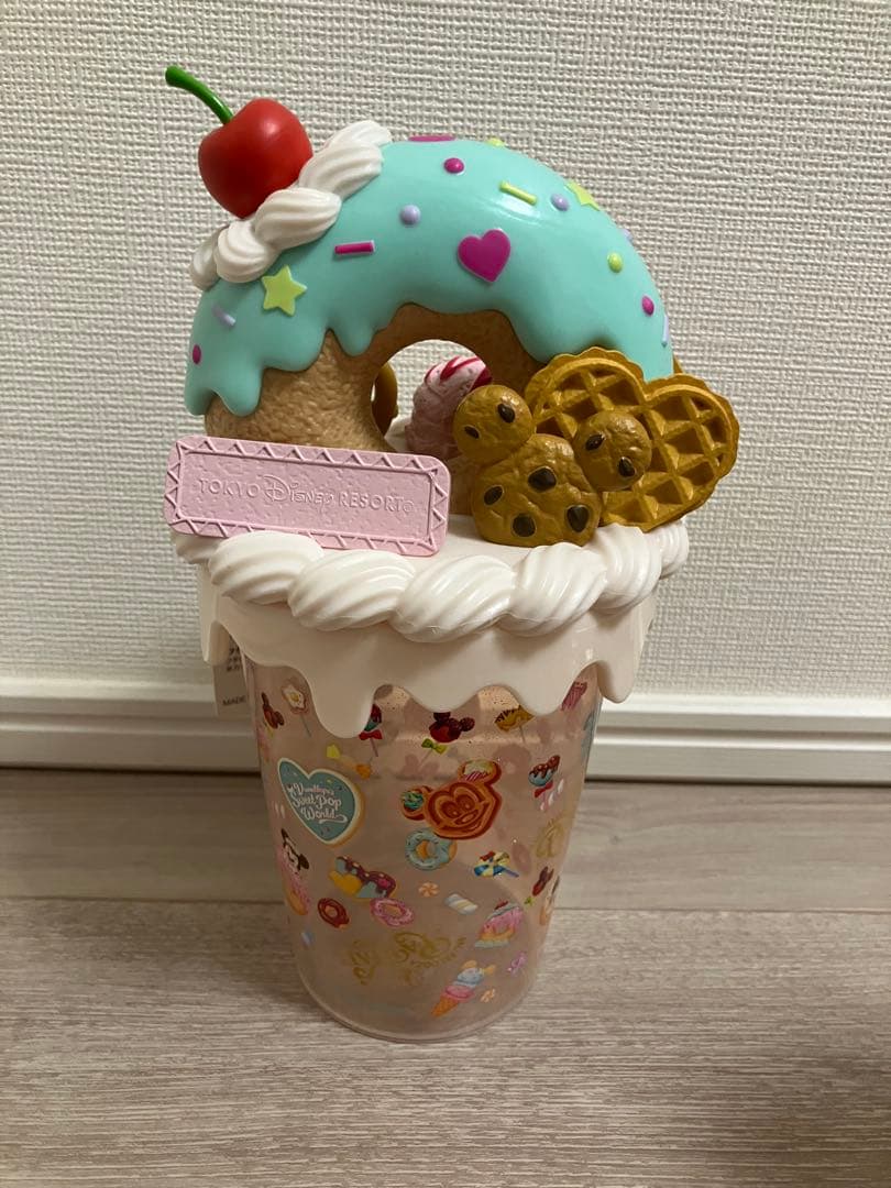 ディズニー　パルパル－ザ　ヴァネロペ　パフェカップ　ミント　ホワイト　２個セット