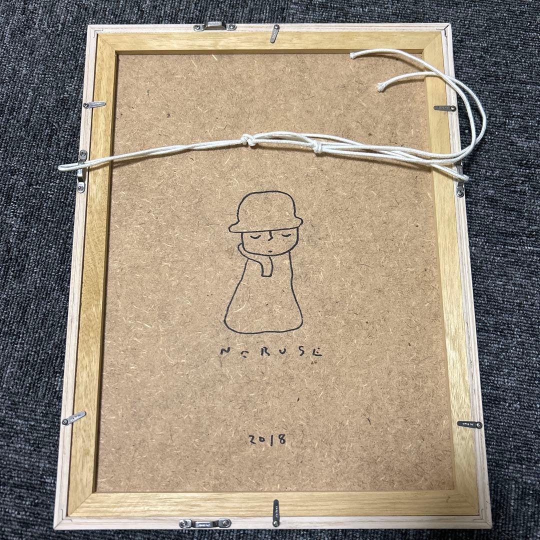成瀬 政博／作品名不明/額入り複製原画/サイン入り