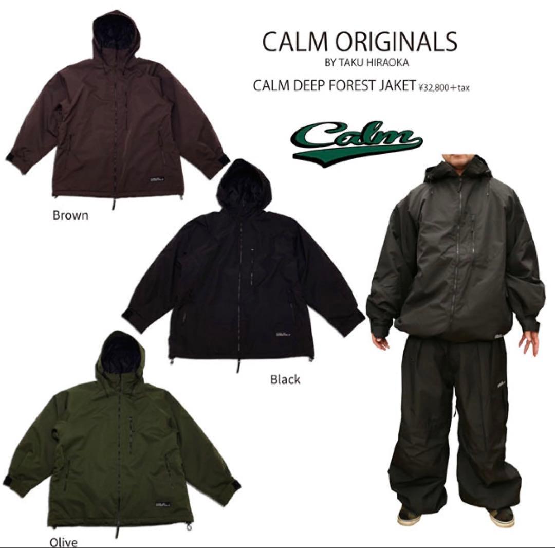 Calm カーム 黒ジャケット Sサイズ
