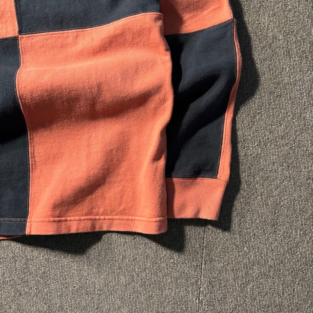 RUGBY RALPH LAUREN ボーダー S ラガーシャツ レースアップ