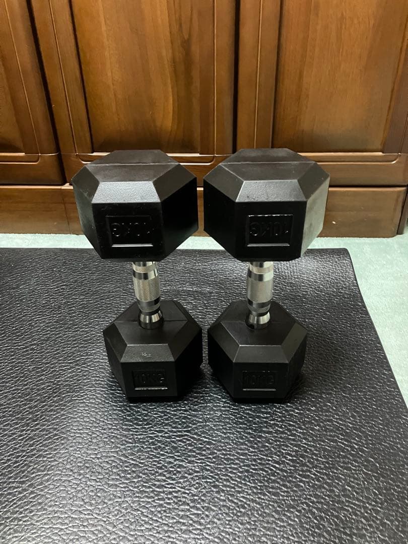 未使用ヘックスダンベル10kg2個セット