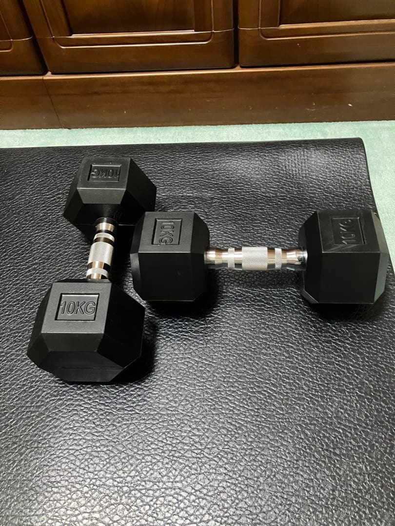 未使用ヘックスダンベル10kg2個セット