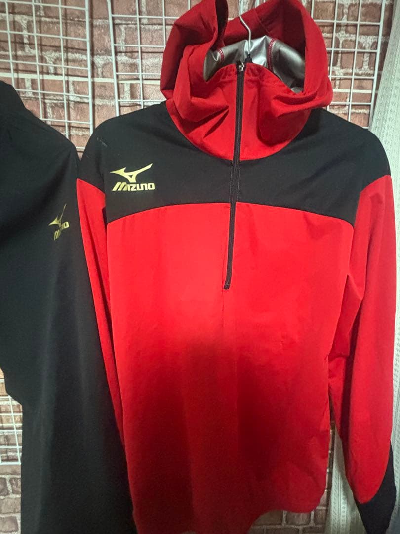 三*平様 Mizuno ジャージ上下セット レッド/ブラック サウナスーツ