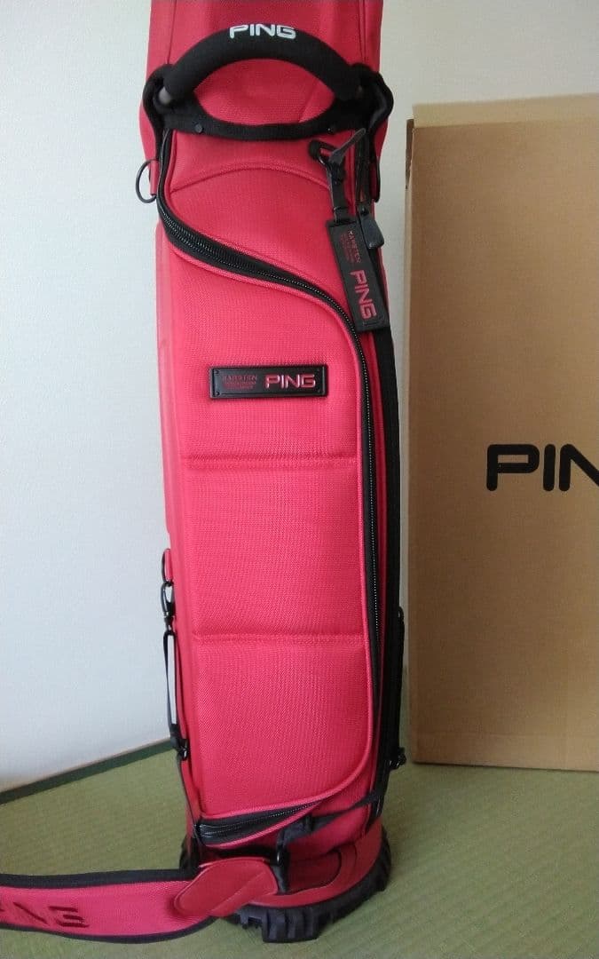 PING ゴルフバッグ 赤