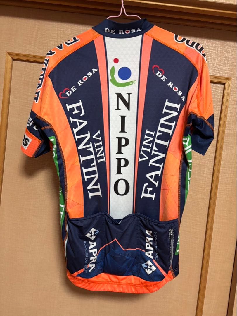 FANTINI NIPPO チームジャージ オレンジ/ネイビー 上下