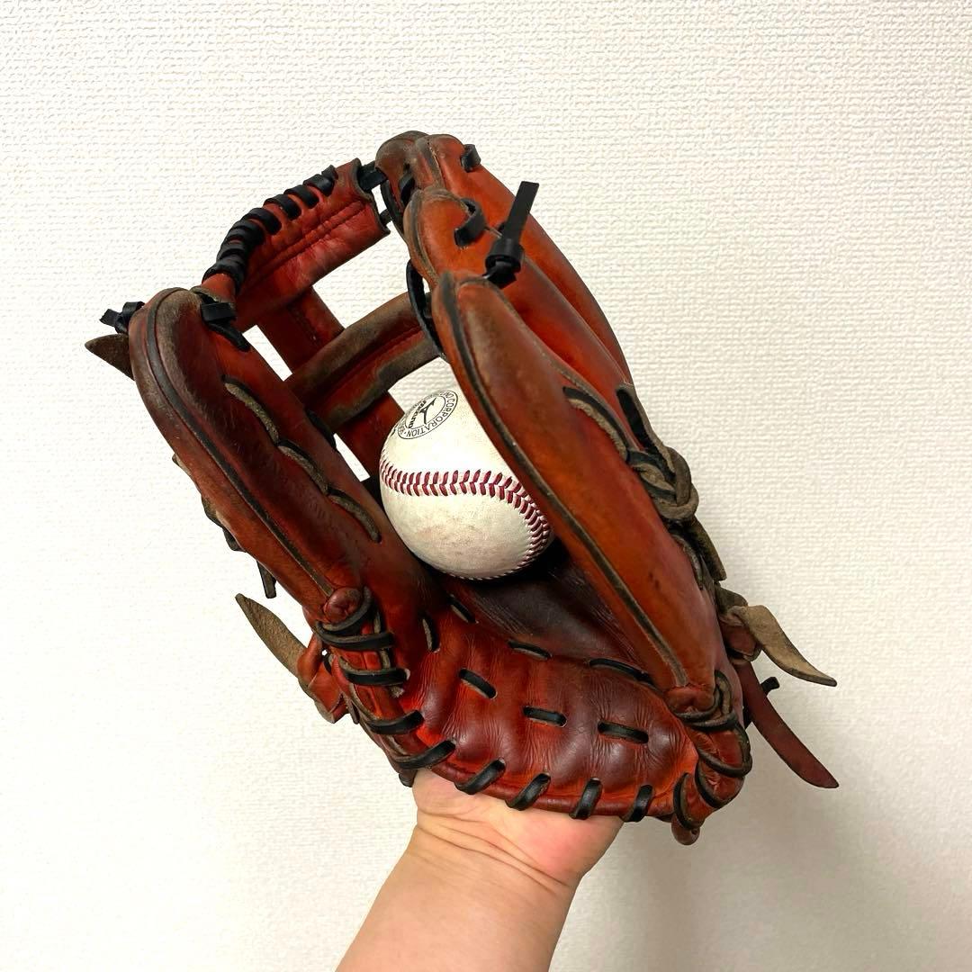 388 ミズノプロ キップレザー 即戦力 硬式 内野手用グローブ