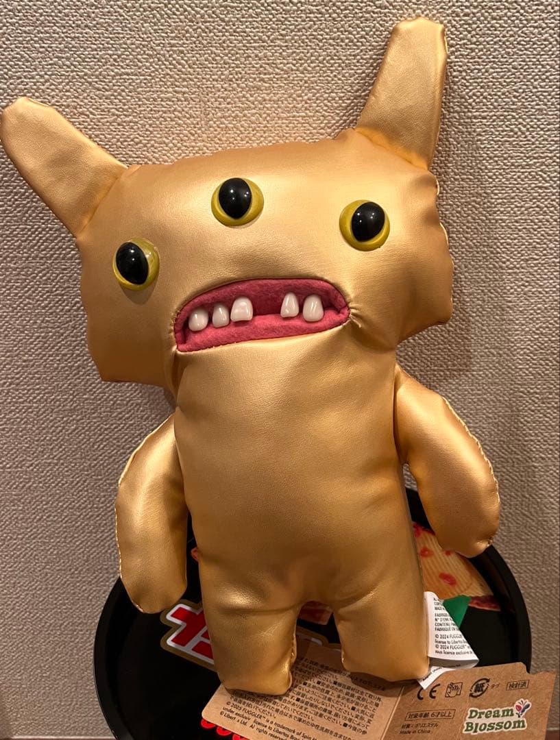 FUGGLER ぬいぐるみ 紫 ピンク 金 ブルー GIGO限定 4体セット