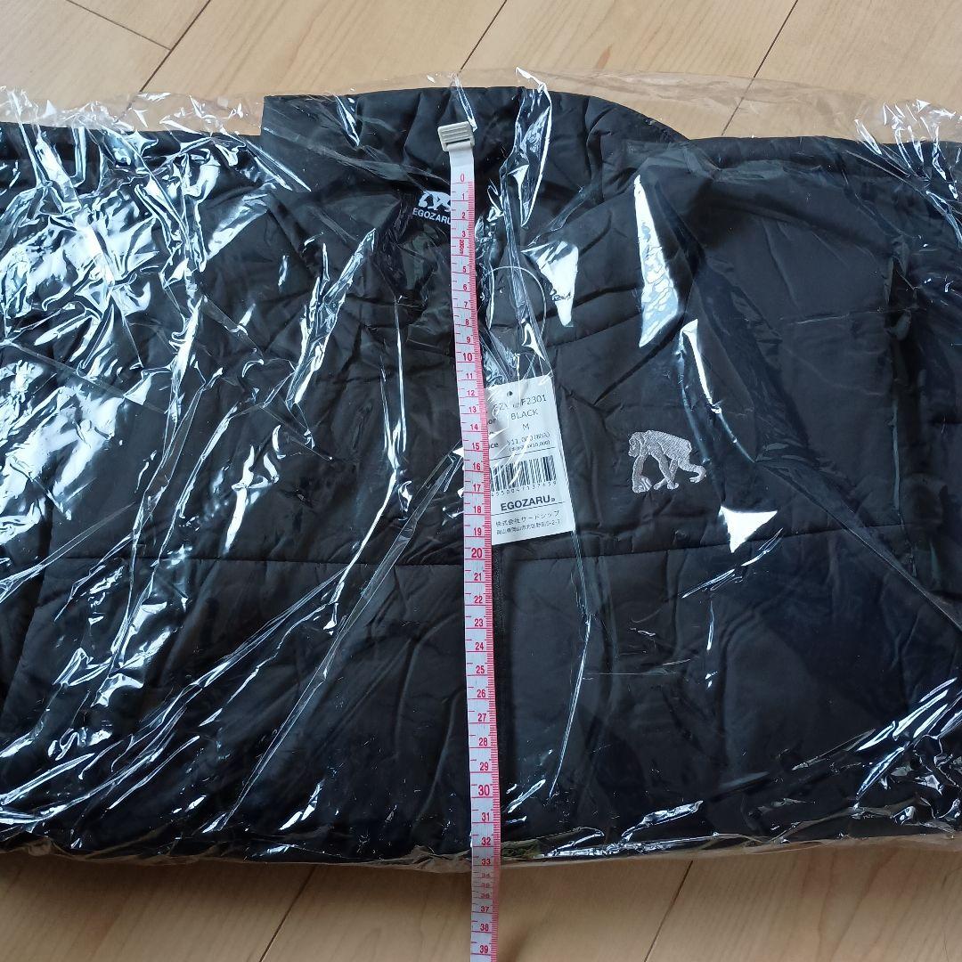 ⚠️週末限定【新品未開封品】エゴザル　Mサイズ　ベスト　パフベスト　黒　アウター