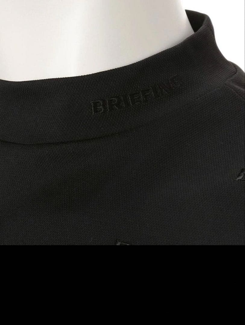 新品未使用BRIEFINGネイビー ハイネック ゴルフリラックスフィットL刺繍Ｂ