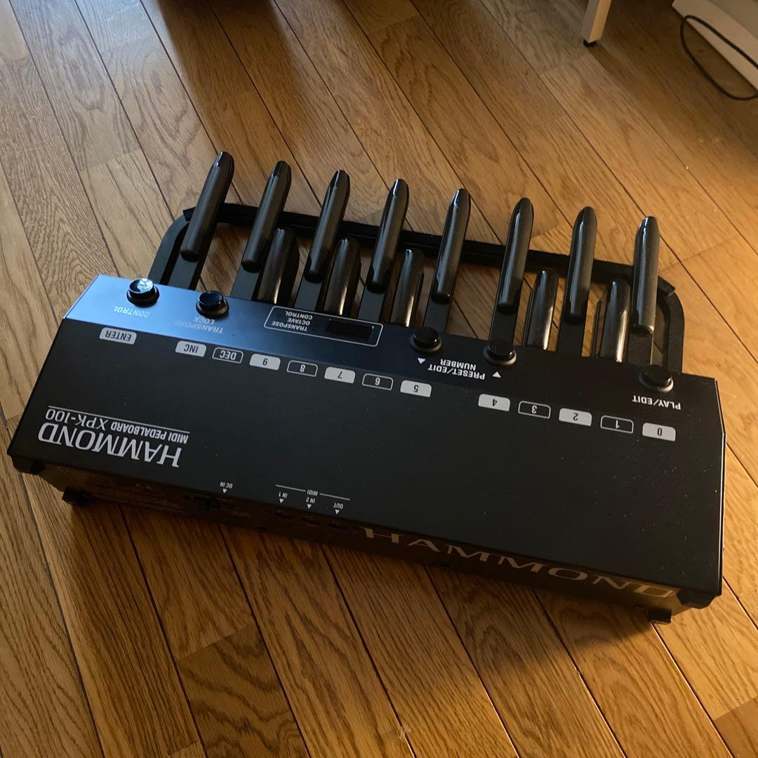 【生産終了】HAMMOND XPK-100 MIDIペダルボード 箱付美品
