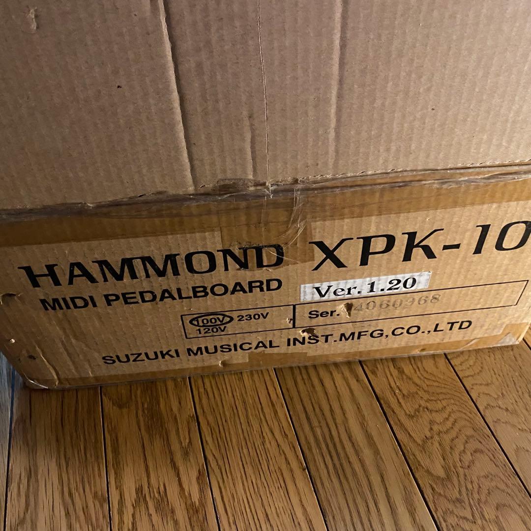 【生産終了】HAMMOND XPK-100 MIDIペダルボード 箱付美品