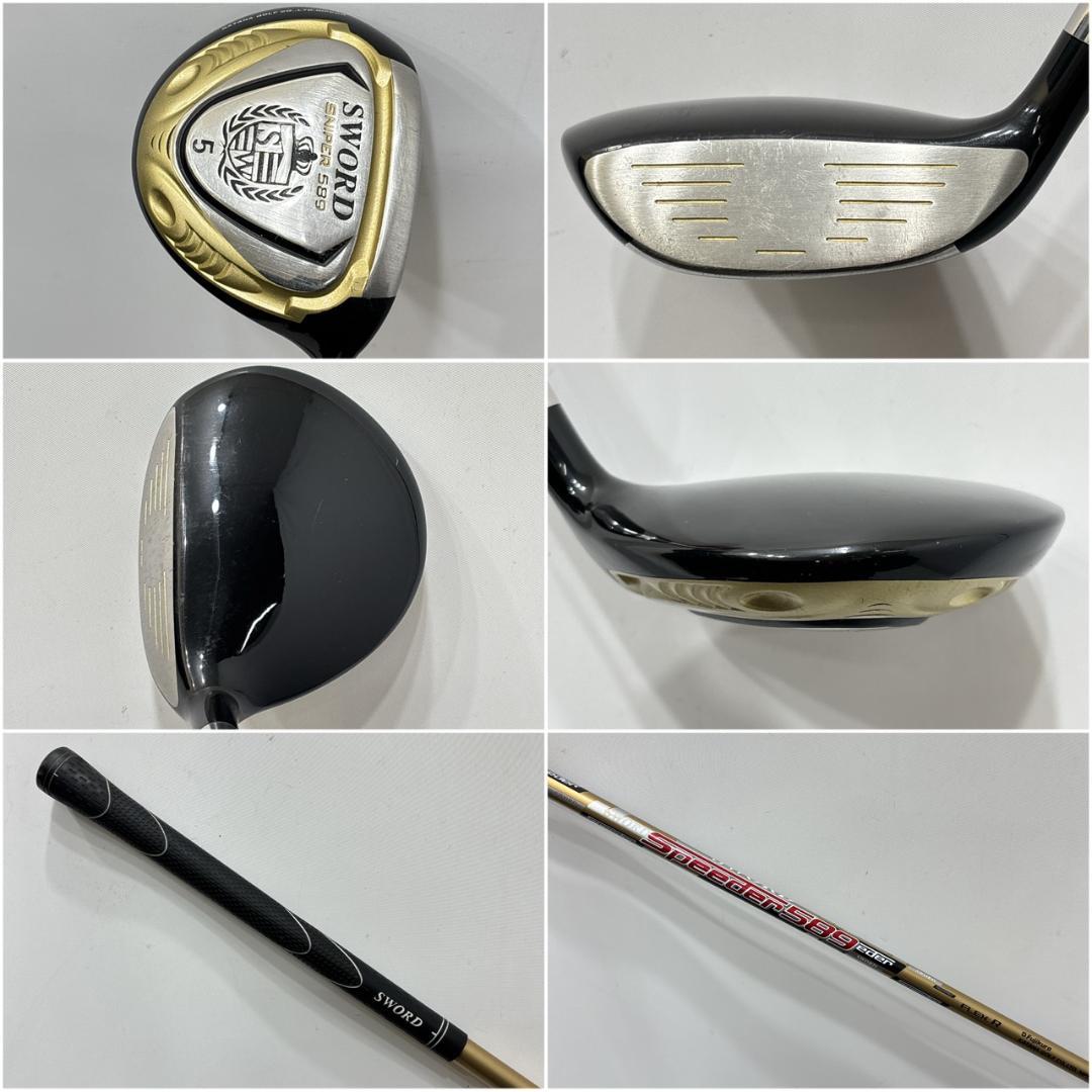 メンズ右利き初心者用　カタナ　SWORD　ゴルフクラブセット　W-2810