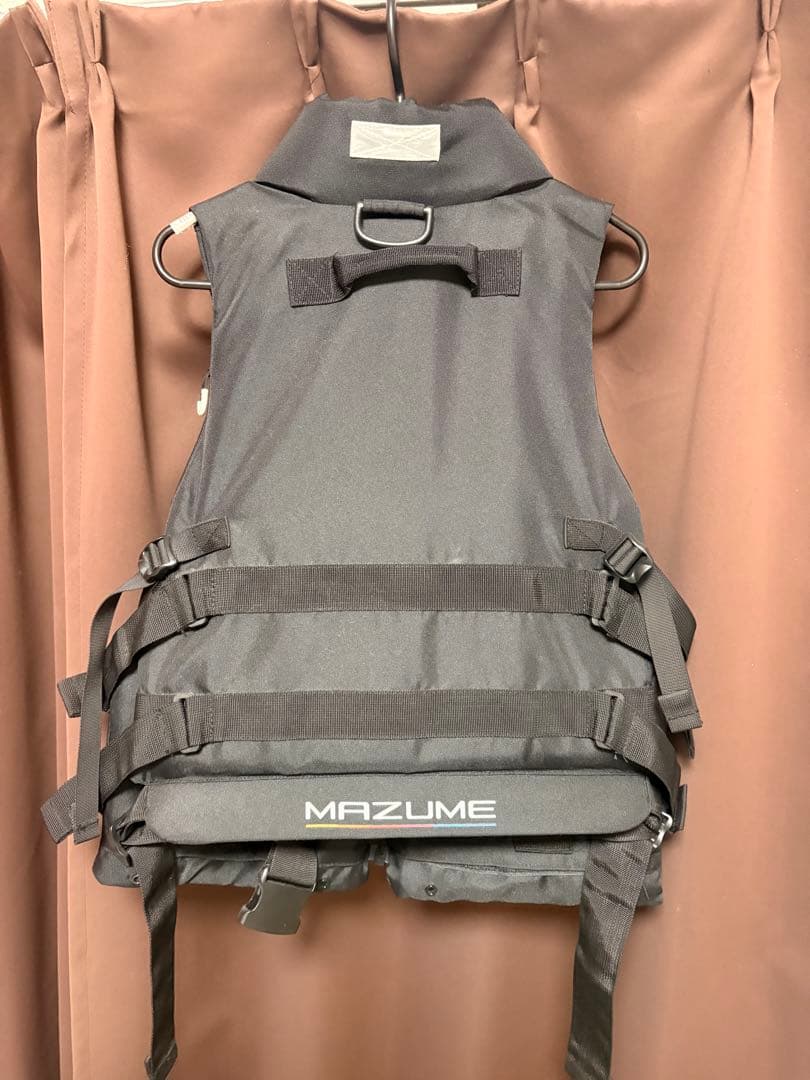 MAZUME フィッシングベスト ブラック