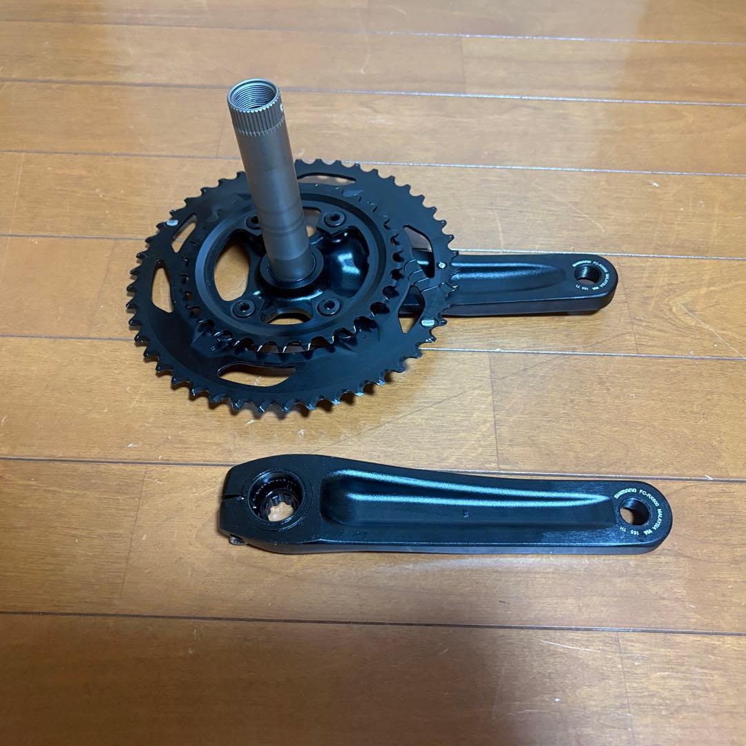 シマノGRX クランクFC-RX600 46-30t 165mm 11s