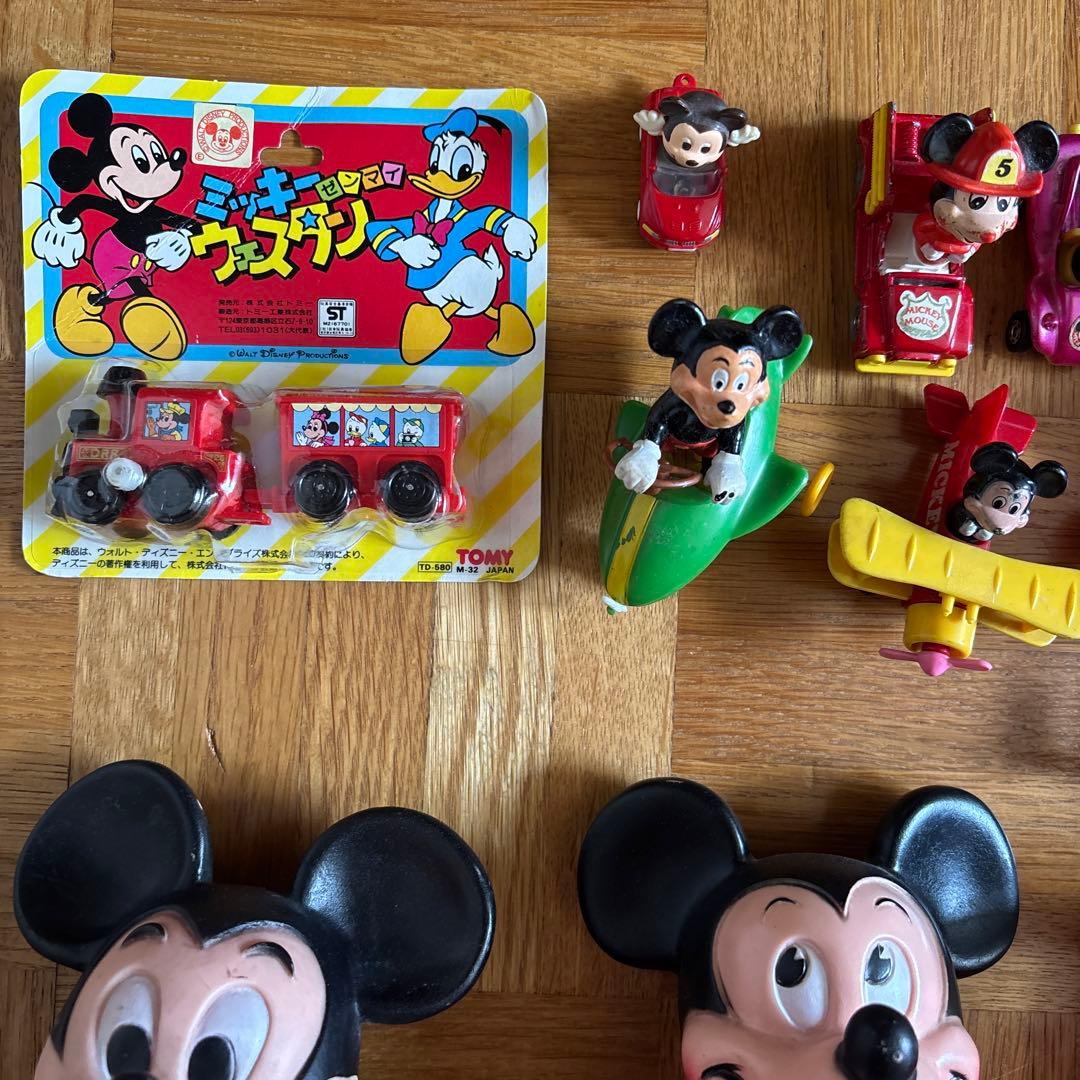 値下げ　ディズニー　ミッキーマウス　ビンテージ　ジャンク品