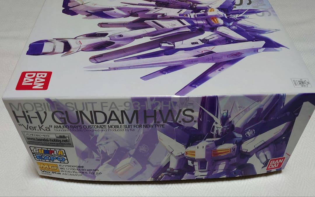 ガンプラEXPO限定Hi-νガンダムFA-93-ν2HWS メカニカルクリア