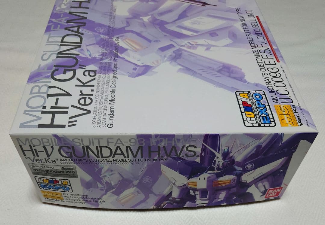 ガンプラEXPO限定Hi-νガンダムFA-93-ν2HWS メカニカルクリア