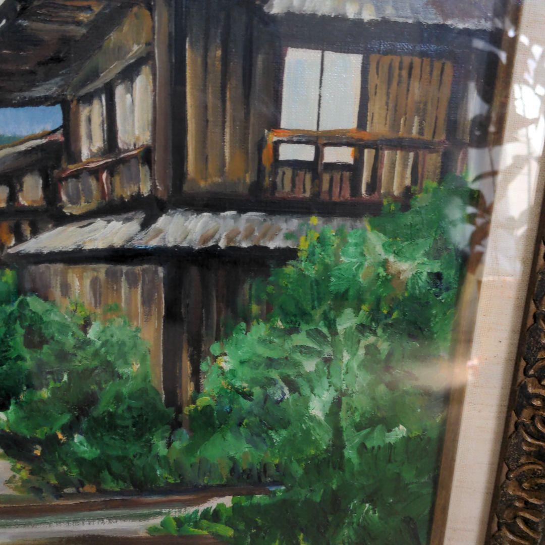 ピ*ロ様 風景画 油彩