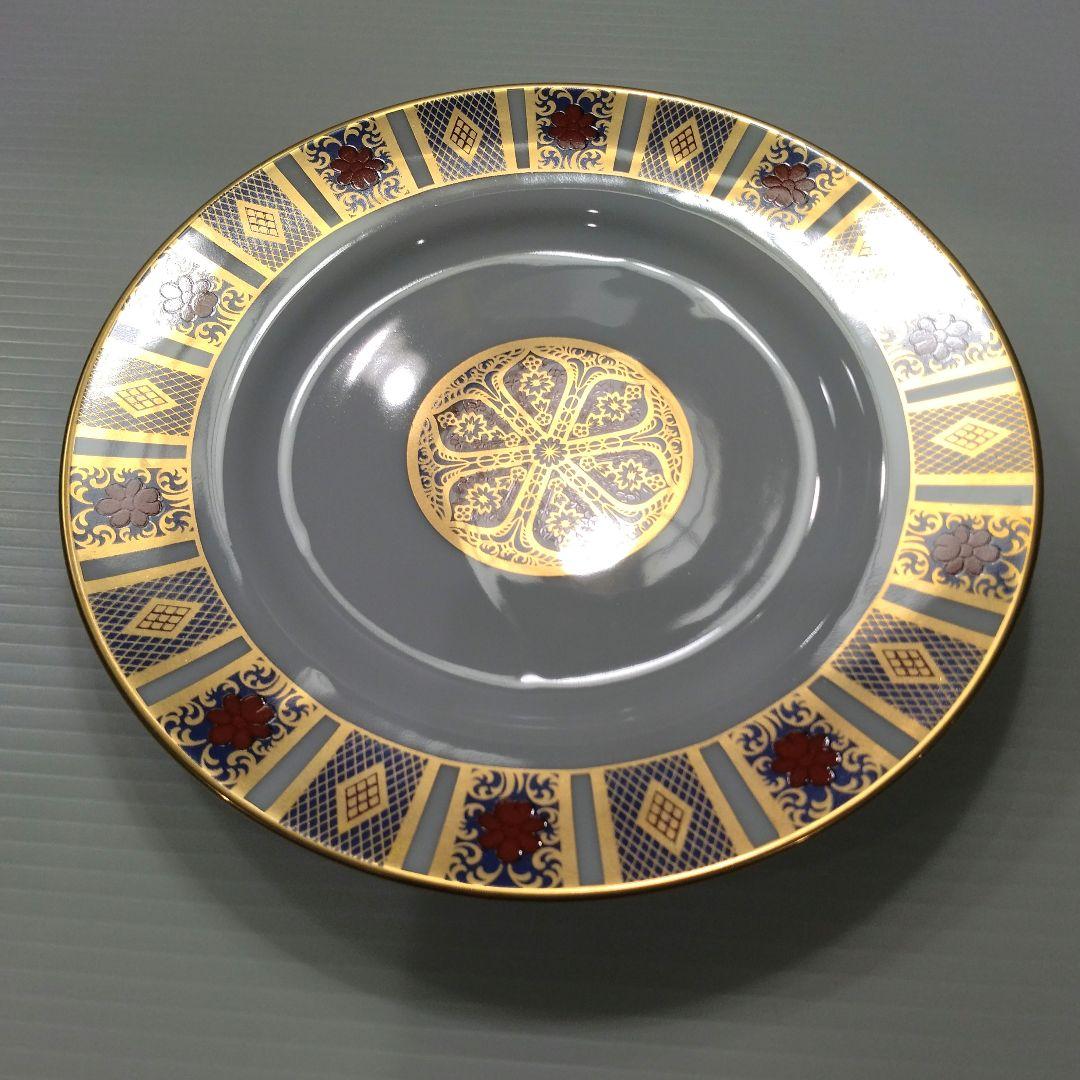 世界の偉大なカップと受皿 ケーキ皿 アンティーク 金彩 24K 皿 19,5cm