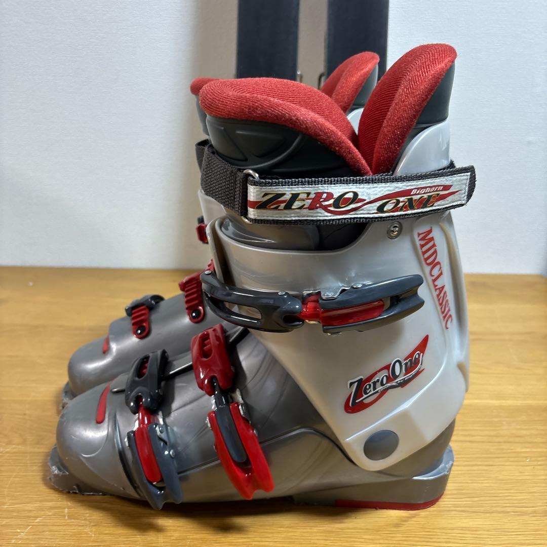 メンズ　ショートスキー　ファンスキーセット　26cm ブーツ　nishizawa