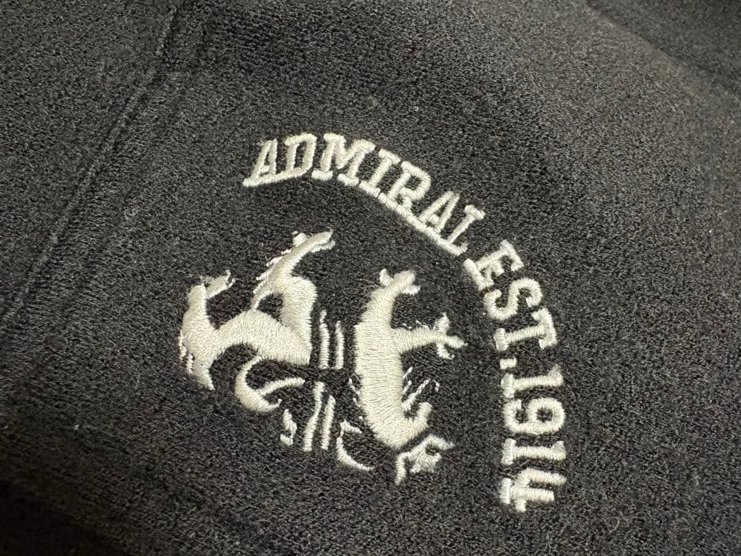 ADMIRAL メンズ　パンツ ウール コットン 刺繍ロゴ LL ゴルフ 古着