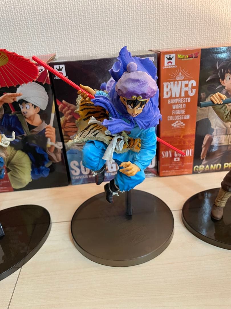 ドラゴンボール　BWFC 孫悟空　4種セット　フィギュア