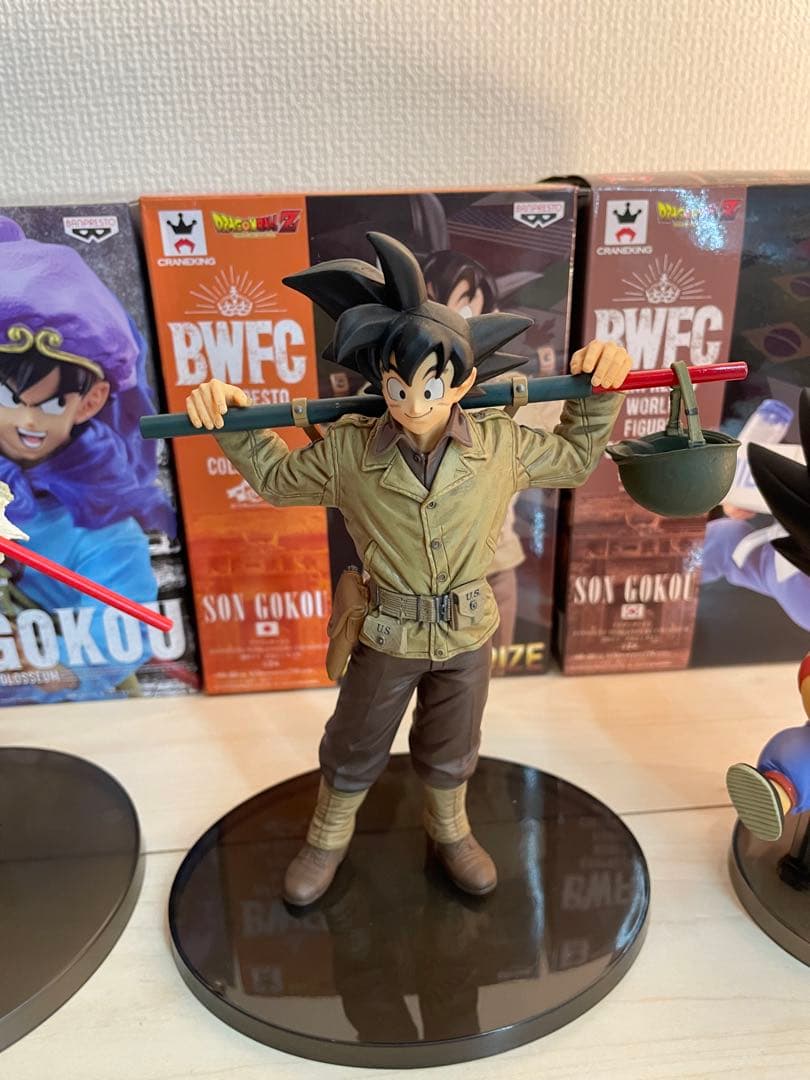 ドラゴンボール　BWFC 孫悟空　4種セット　フィギュア