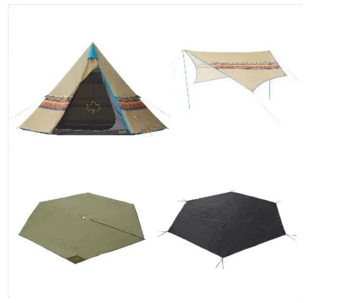 LOGOSナバホ Tepee 400、タープ、専用グランドシート＆インナーマット
