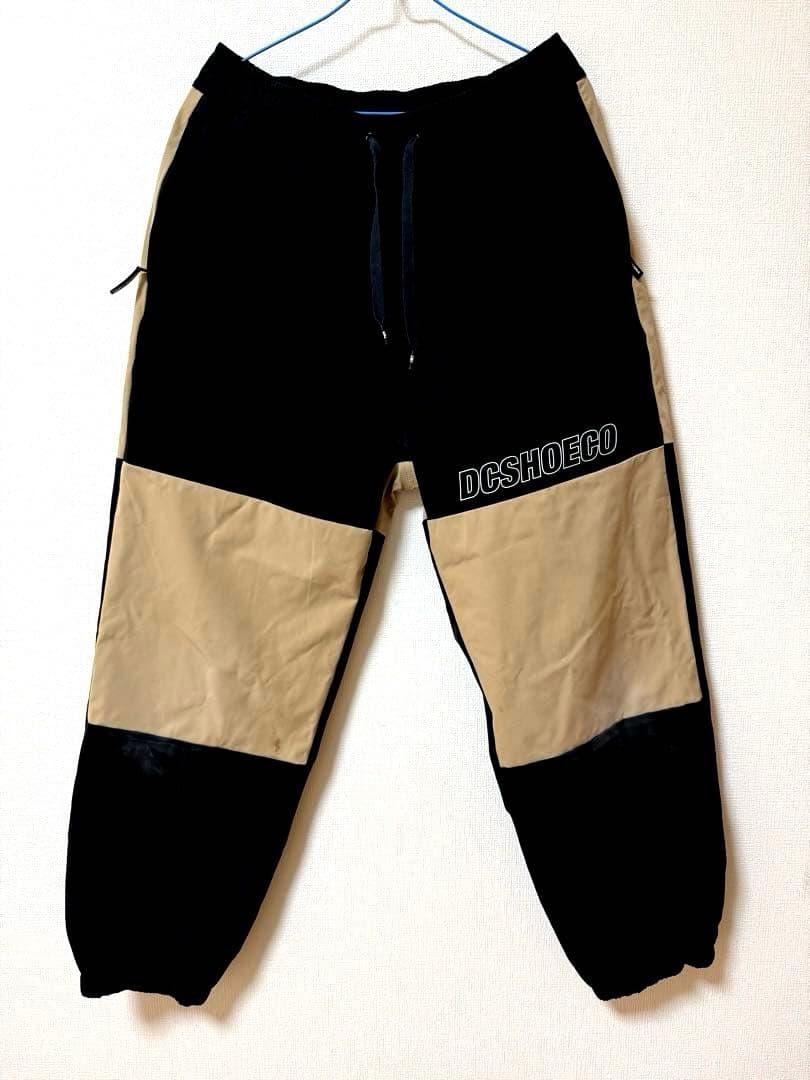 DC SHOE CO. 黒/ベージュ　スノーボード　フード　上下　セットアップ