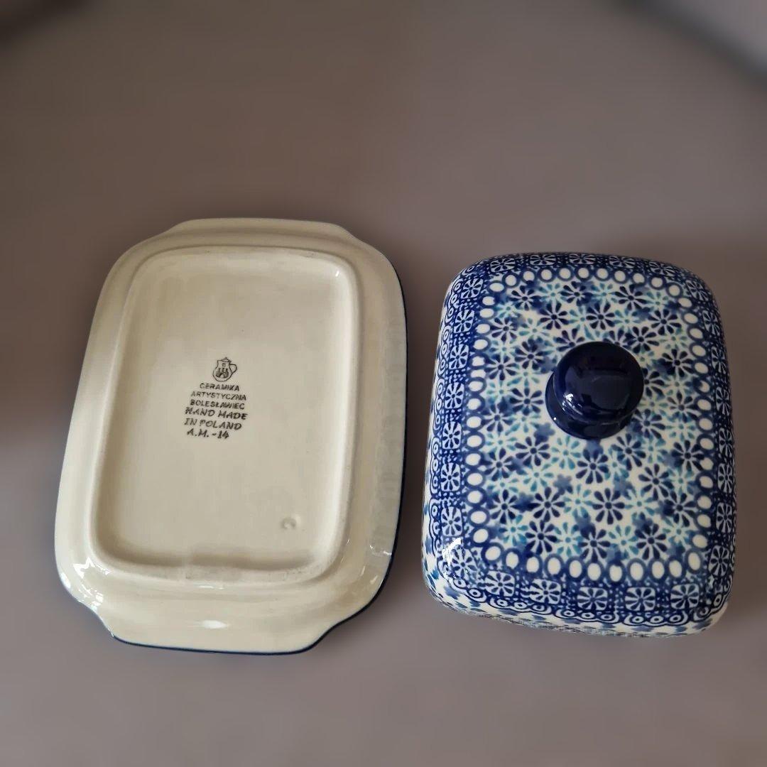 ポーリッシュ　蓋付きバターケース