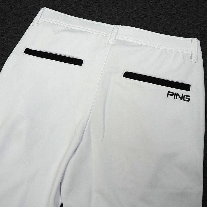 新品 ピン ゴルフ コンパクト ニット ストレッチ パンツ テーパード M