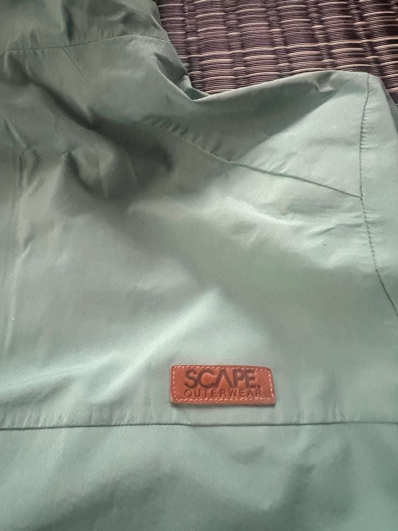 SCAPE スノーボードウェア 上下 M ユニセックス 水色×ベージュ 美品