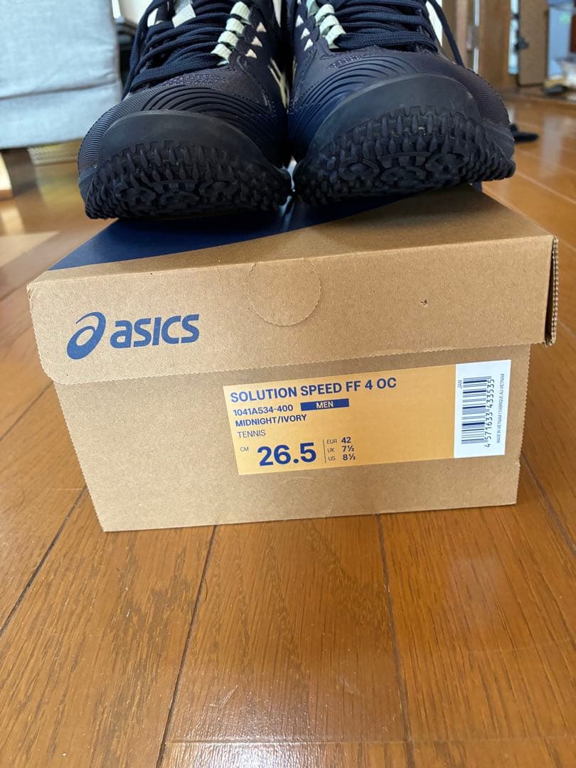 アシックス　ソリューション　スピード　FF4 OC 26.5➕アシックスソックス