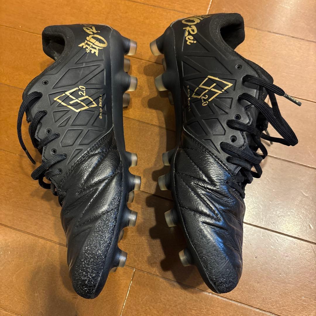 注目‼️ ATHLETA O Rei ブラック スパイクシューズ