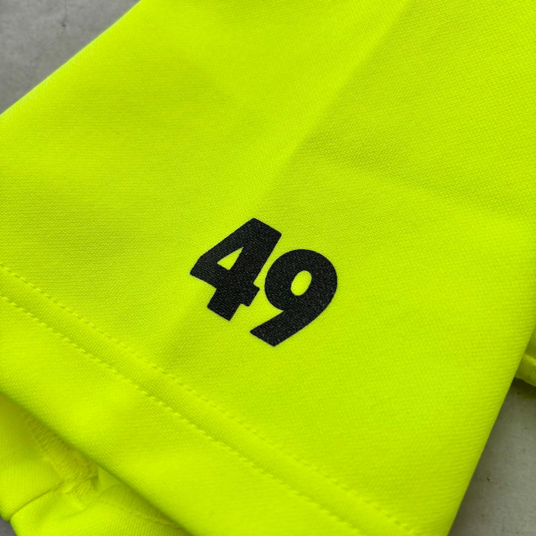 TFW49 ティーエフダブリュー49 半袖モックネックTシャツ 蛍光イエロー M