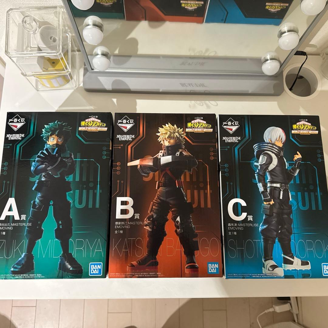 ヒロアカフィギュアTHE MOVIE WORLD HEROES' MISSION