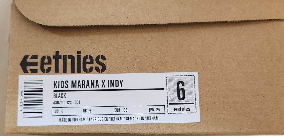 etniesスケートボードシューズkids MARANA×INDY24.0cm