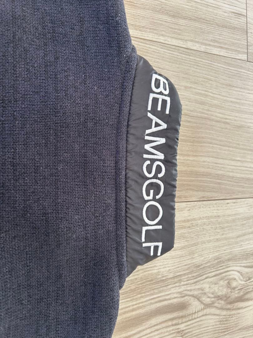 BEAMSGOLF ハーフジップワンピース ダークグレー